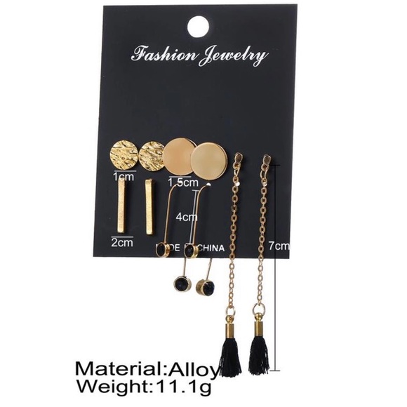 NEW!๐๐BUNDLE!๐GOLDEN๐คBLACK๐TASSELS๐๐MODERN! - Picture 4 of 8